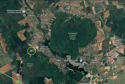 Snagov, lipit de Lidl, cu acces direct din DJ 101, 5.800 mp. cu deschidere de 43 m. - 4