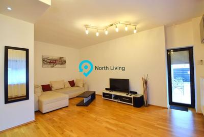 Apartament cu 3 camere semidecomandat, mobilat în Băneasa - 3