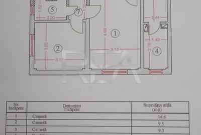 Apartament 3 camere Teiul Doamnei – Aleea Teiul Doamnei, reabilitat - 7