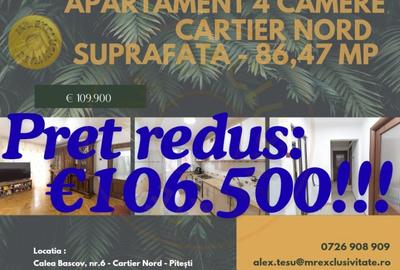 Apartament 4 camere - Nord - Impecabil - foarte spatios 86,47 MP - 13