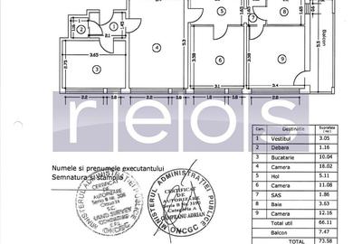 Apartament cu 3 camere semidecomandat, mobilat în Titan - 21