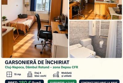 Garsonieră semidecomandată în Central