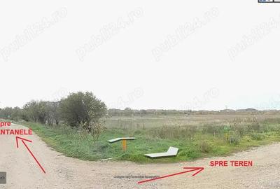 Teren de 4450 mp, în Fântânele