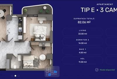 APARTAMENT CU 3 CAMERE DECOMANDAT, 2 BAI , COMPLEX PREMIUM +++, COMISION 0% !!! - 4