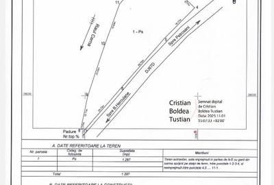 Teren Construcții extravilan de 1297 mp, în Isverna - 9