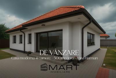 Casa pe un singur nivel 4 camere , in zona Harman - 1