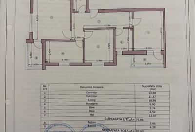 Apartament cu 3 camere decomandat în Metalurgiei - 14