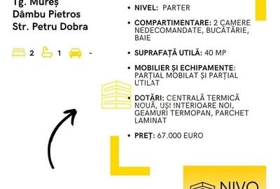 Apartament 2 camere - Tg. Mureș - Dâmbu Pietros - Str. Petru Dobra - 6