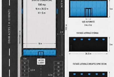 Spațiu comercial, în Central - 4