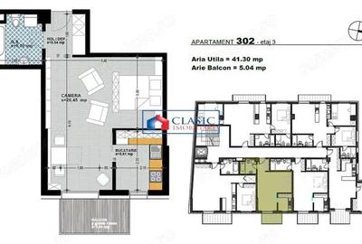 Vanzare apartament tip studio, ansamblu rezidential nou, zona Marasti, strada Dorobantilor Vanzare apartament tip studio, ansamblu rezidential nou, zona Marasti, strada Dorobantilor - 3