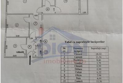 Apartament cu 3 camere decomandat în Brâncoveanu - 9