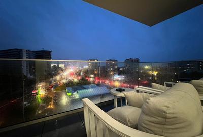 3 camere LUX mobilat/utilat ONE HERASTRAU TOWERS etaj 5 vedere libera - 10