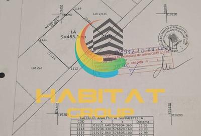 Teren de 483 mp, în Central