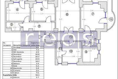 VANZARE 4 CAMERE DECOMANDAT -UNIRII - VEDERE FANTANI - 104mp - 13