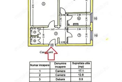 Apartament de vanzare 2 camere decomandate, str. Cornisa, Mun. Bacau - 2