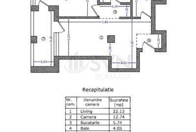 Apartament cu 2 camere semidecomandat în Chitila - 10