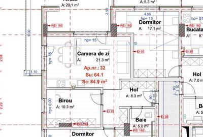 Apartament 3 camere, terasa 20 mp, 2 bai, zona Vivo - 6