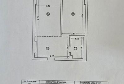 Apartament cu 2 camere în Central