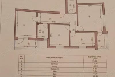 Grand Arena - Aurel Persu | 3 camere | 2 bai | Centrala|Loc de parcare - 10