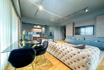 Apartament cu 3 camere semidecomandat, mobilat în Pipera