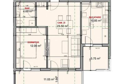 Apartament cu 2 camere decomandat în Terezian - 5