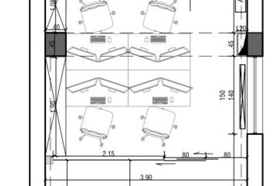Duplex 3 camere amenajat birou/showroom, cu parcare inclusa - 13
