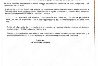 Teren de 3164 mp, în Rădășeni - 4