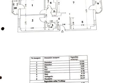 Apartament cu 3 camere decomandat, mobilat în ICIL - 5