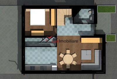 Casa superba semifinisata 120 mp utili + 450 mp teren liber. Zona Corusu. - 10