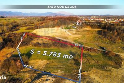 Teren de 5783 mp, în Groși