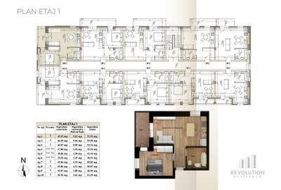 Apartament cu 2 camere în Central