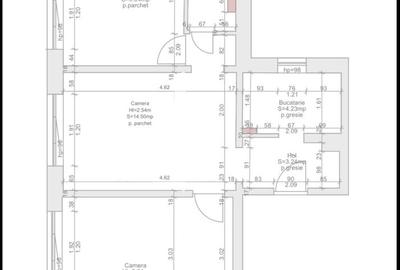 Apartament cu 3 camere semidecomandat în Dosu Bricii