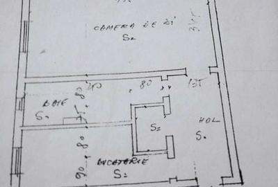 Apartament cu 2 camere semidecomandat în Central