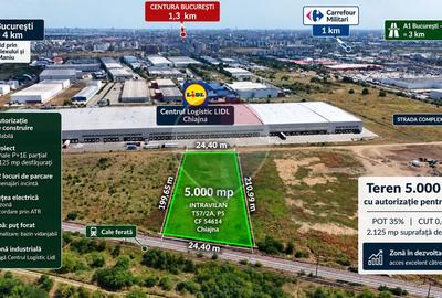 Teren Construcții intravilan de 5000 mp, în Chiajna