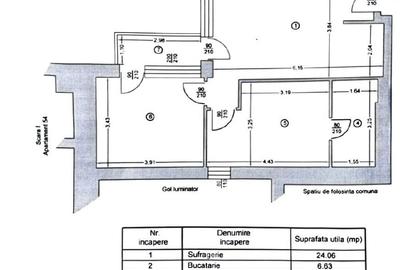 Apartament cu 3 camere în Liviu Rebreanu