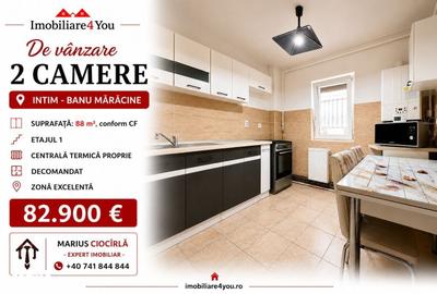 Apartament cu 2 camere decomandat în Intim - 3