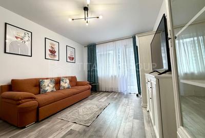 Apartament cu 3 camere decomandat, mobilat în Tractorul