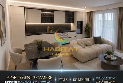 Apartament cu 3 camere în Băneasa