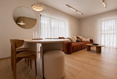 Apartament cu 3 camere, mobilat în Barbu Văcărescu