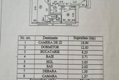 Apartament cu 2 camere decomandat, mobilat în Rahova