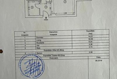 Apartament cu 2 camere decomandat în Ștefăneștii de Jos