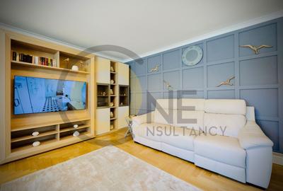 Apartament cu 5 camere decomandat, mobilat în Băneasa