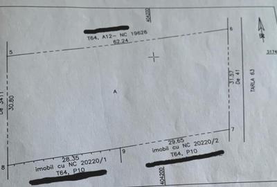 Teren de 1840 mp, în Central