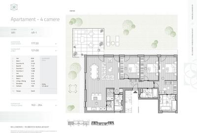 Apartament cu 4 camere decomandat în Pipera - 19