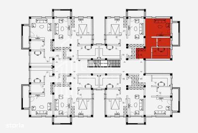 Apartament cu 2 camere în Sânpetru - 12