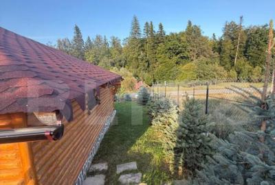 Cabana din lemn rotund, 2 camere, 140 mp, teren 2800 mp, Pal - 8