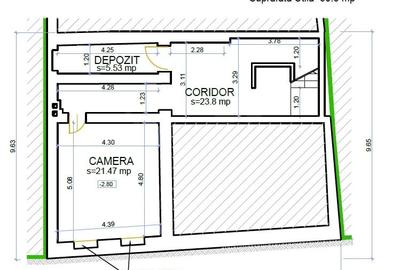 Spatiu comercial parter + demisol 167mp, cinema Victoria - 2