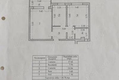 Apartament cu 2 camere decomandat, mobilat în Casa de Cultură - 3