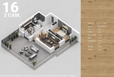 Apartament cu 2 camere decomandat în Titan - 3