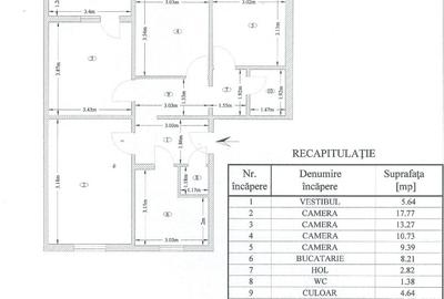 Apartament cu 4 camere decomandat, mobilat în Drumul Taberei - 13